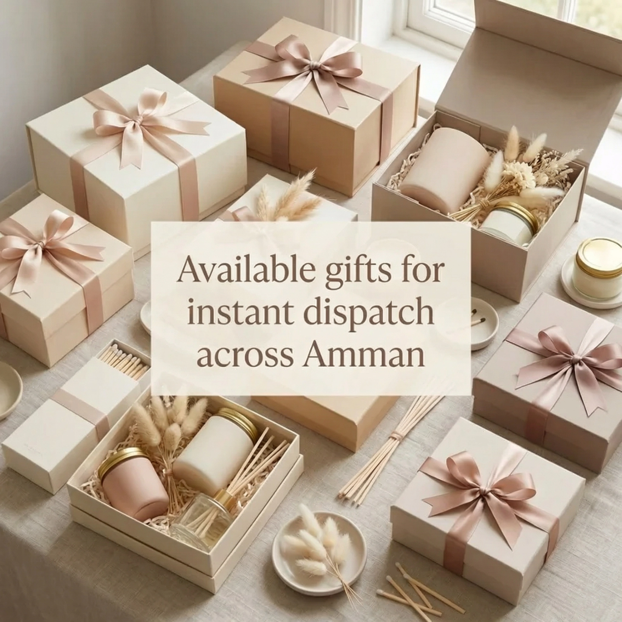 Available gifts for instant dispatch across Amman