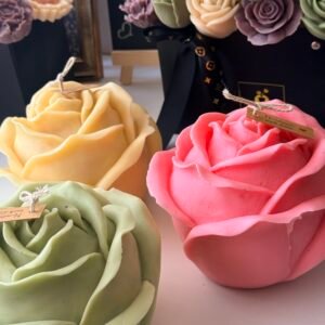 شمعة الوردة الجورية  Rose