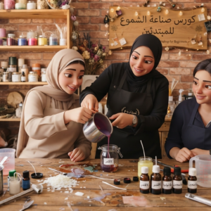 كورس المبتدئين للتدريب على صناعة الشموع