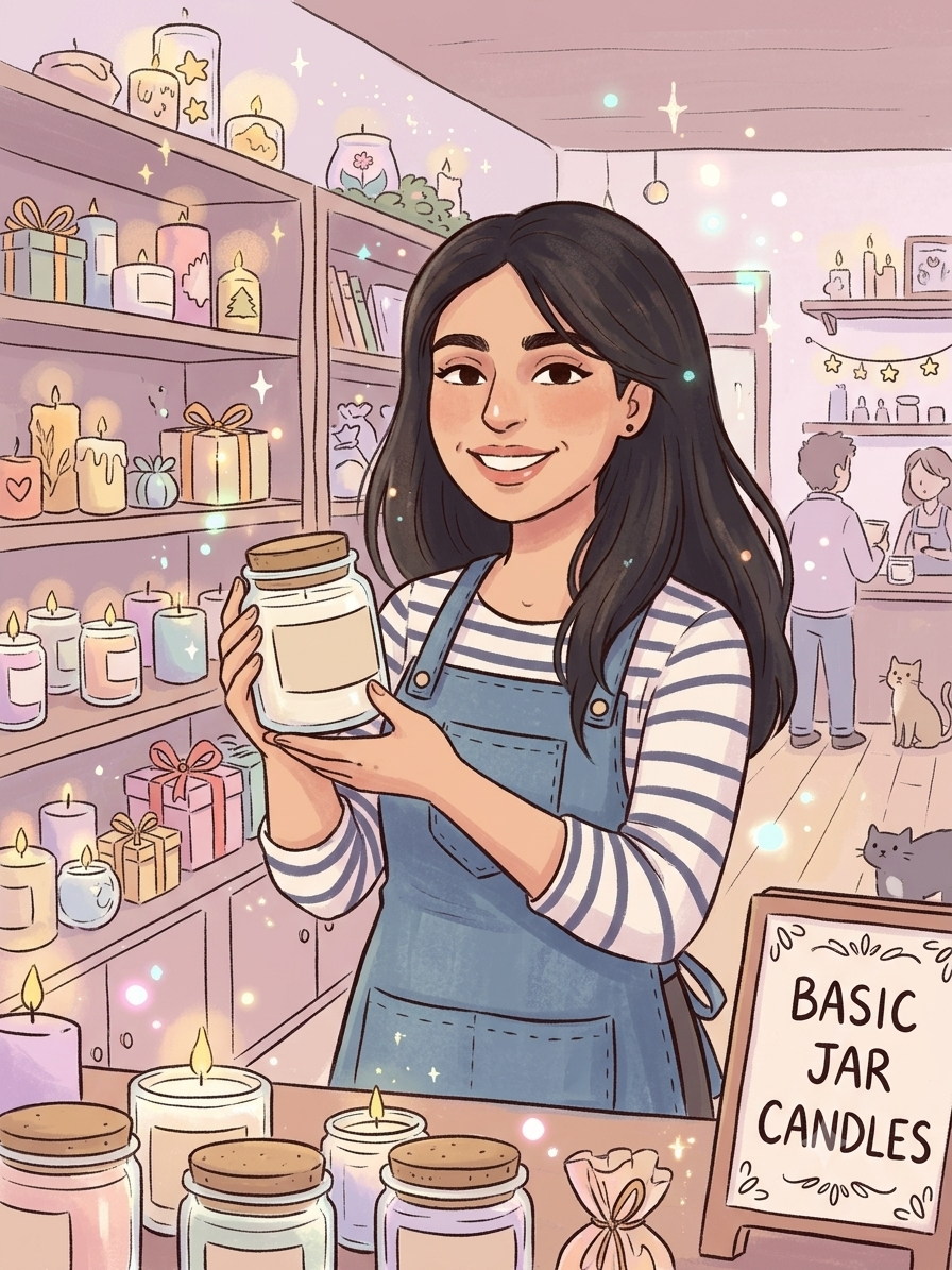 Basic jar candles